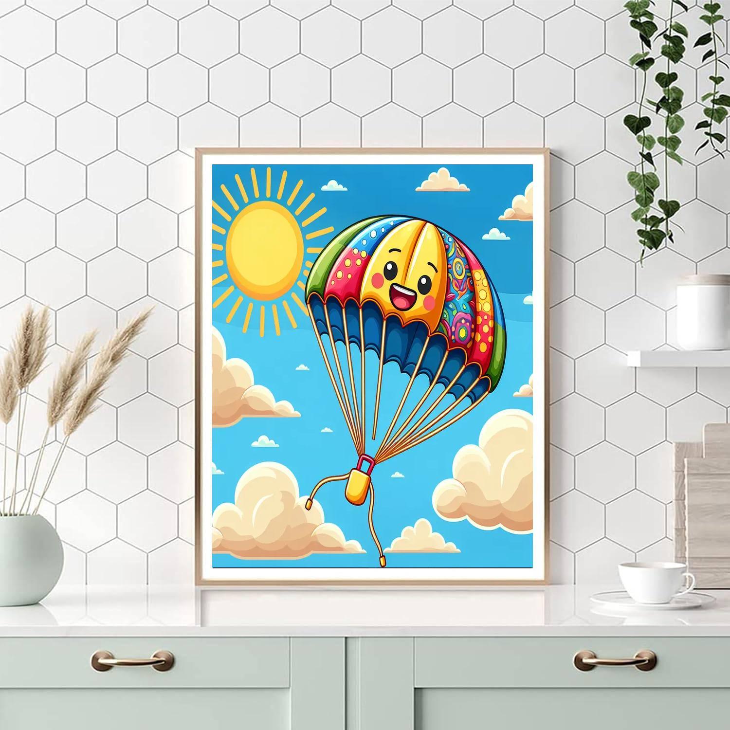 Dashing Parachute Paint By Color