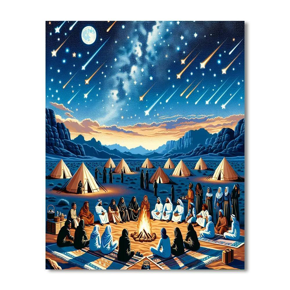 Perseid Meteor Shower Viewing - Jordan Painting By Numbers Kit