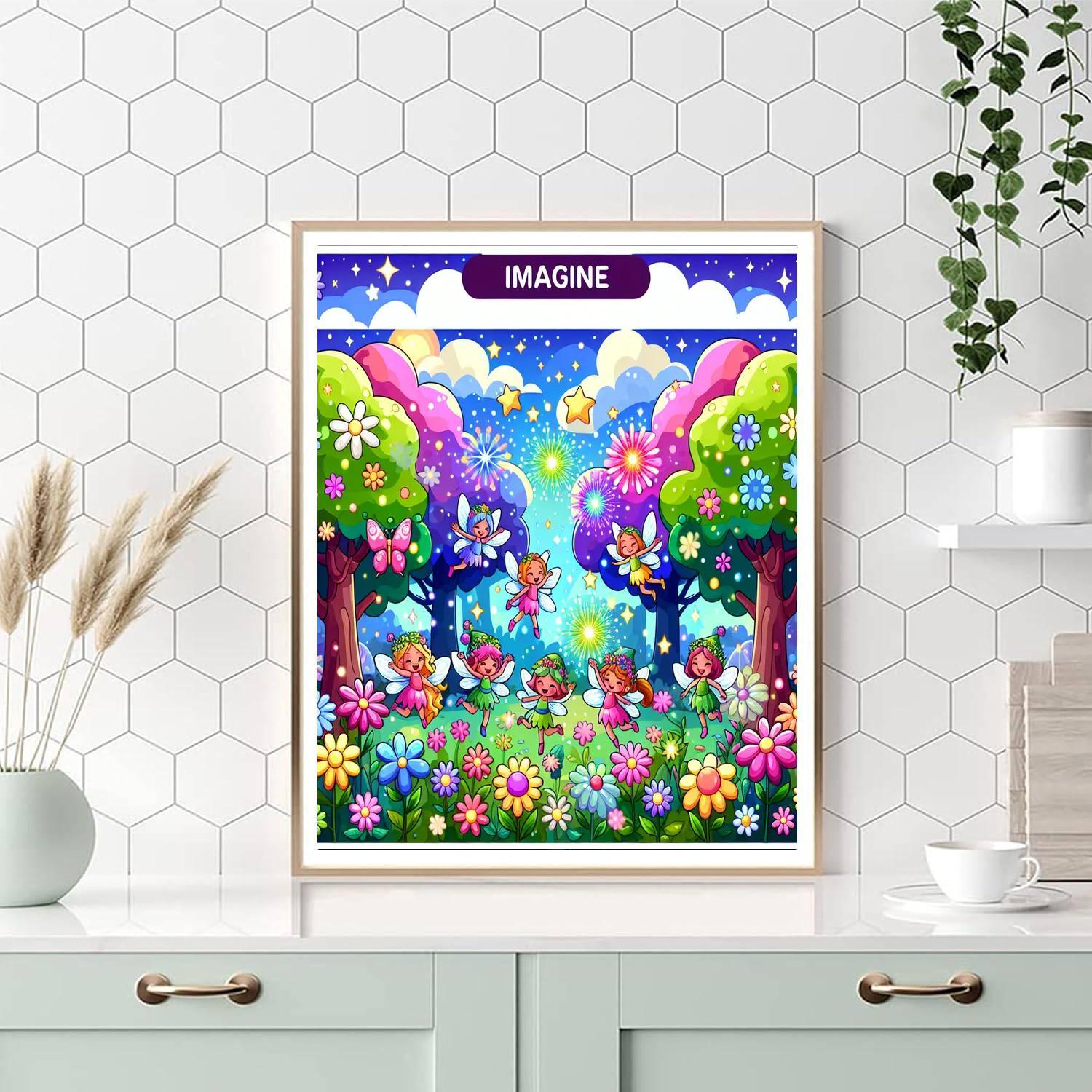 Magical Fairy Celebration DIY Paint By Numbers