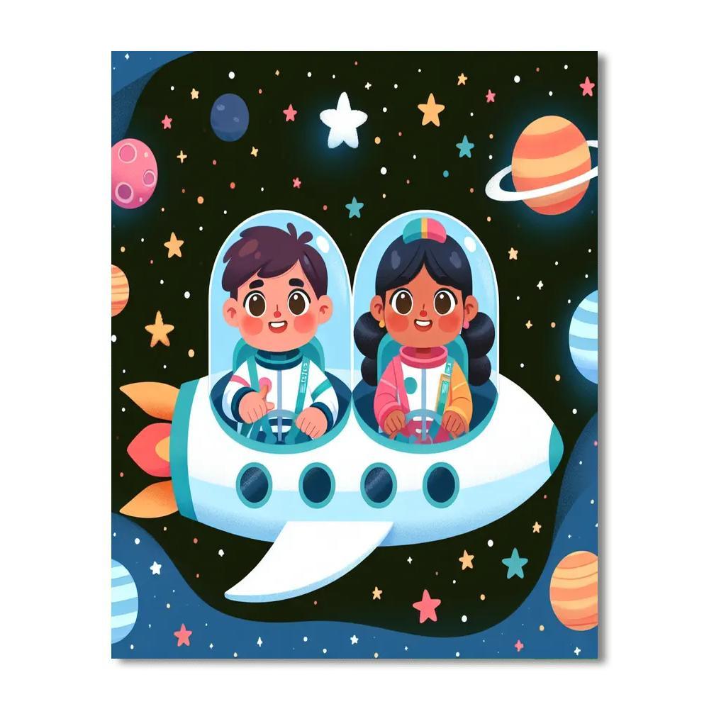 Space Explorer's Mission Paint By Number