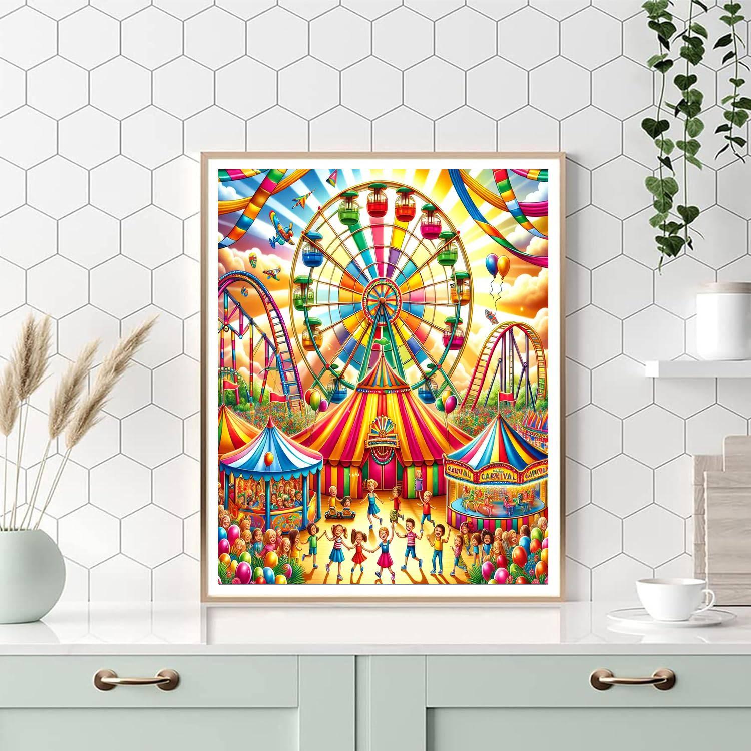 Charming Summer Carnival Paint By Color