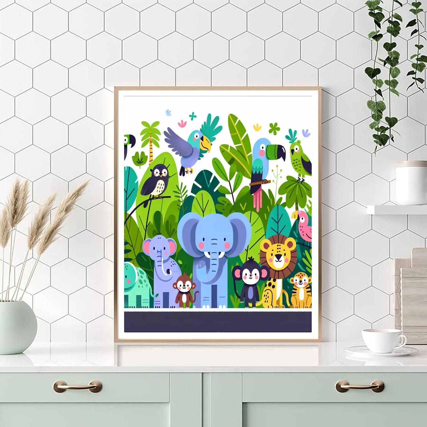 Jungle Parade Fiesta Numbered Painting Kits