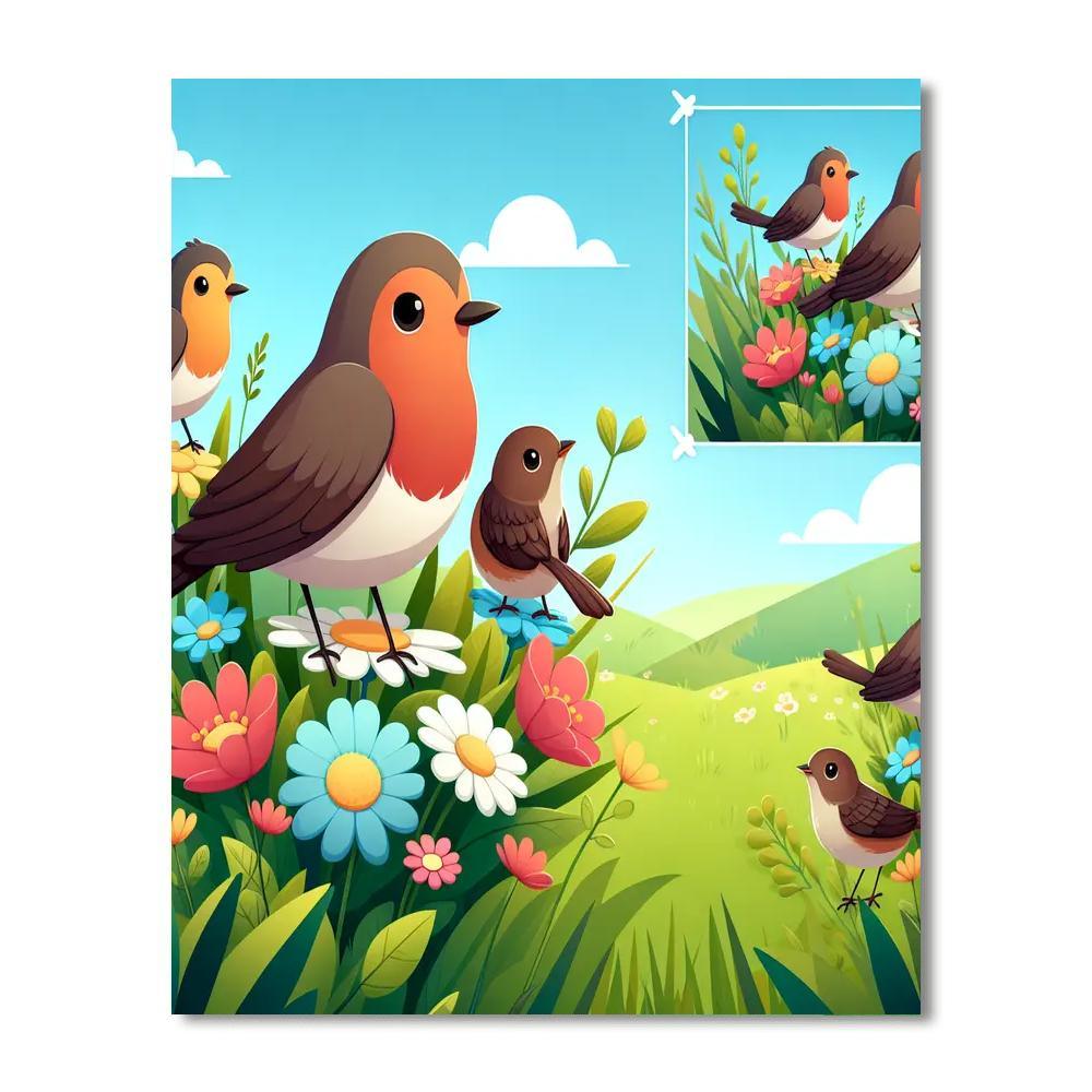 Harmony At The Meadow Paint By Color