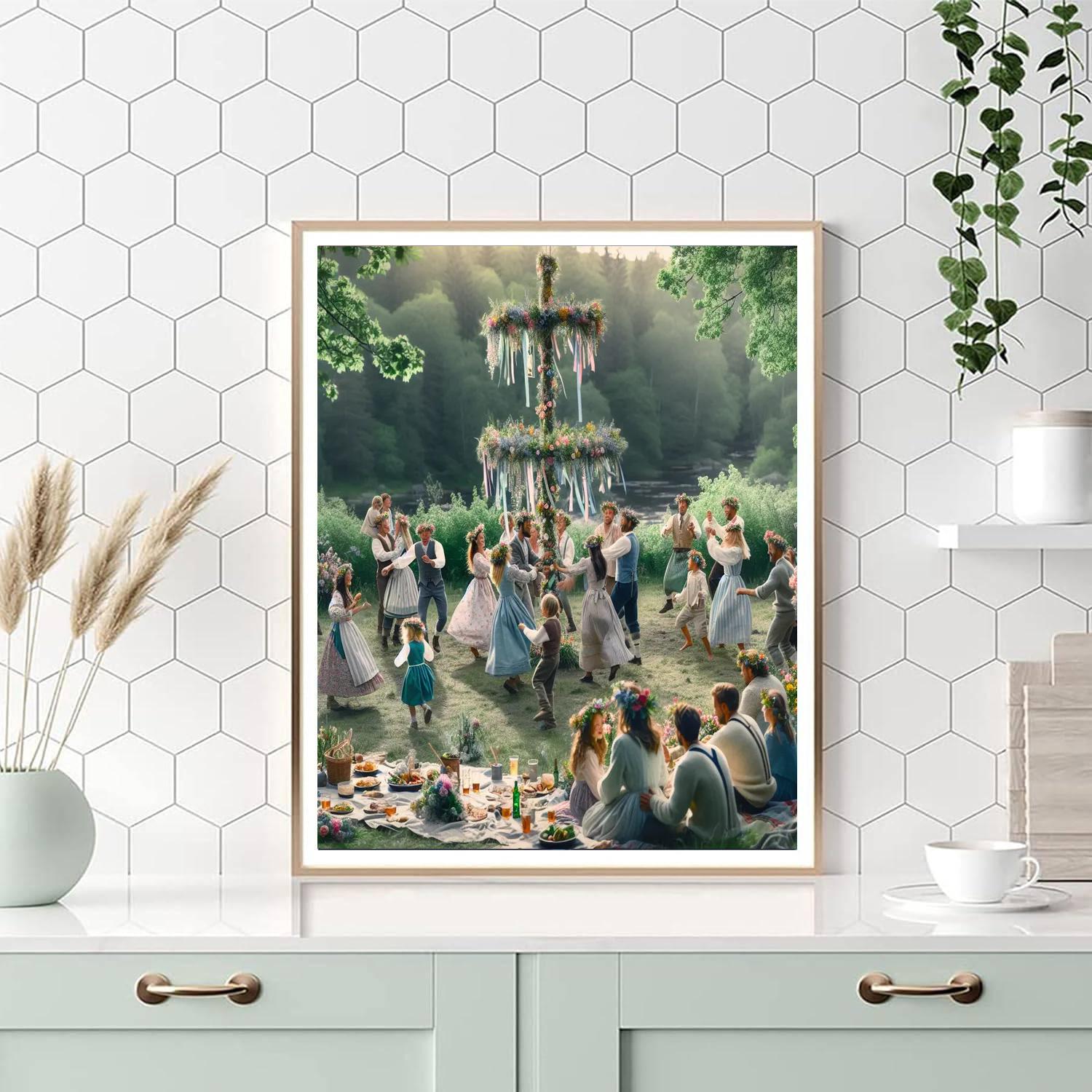 Midsummer Celebration - Stockholm, Sweden Paint By Numbers