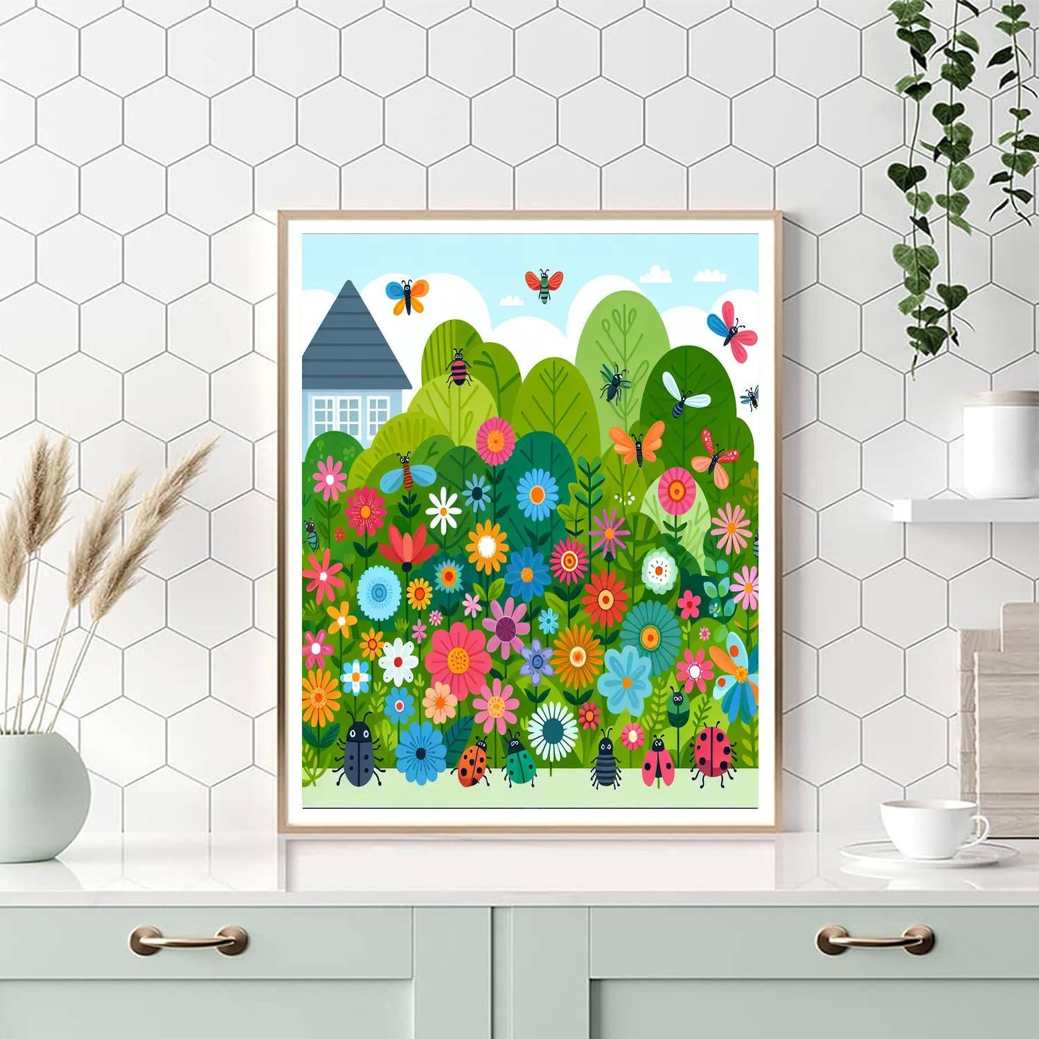 Garden Adventures Painting By Numbers Kit