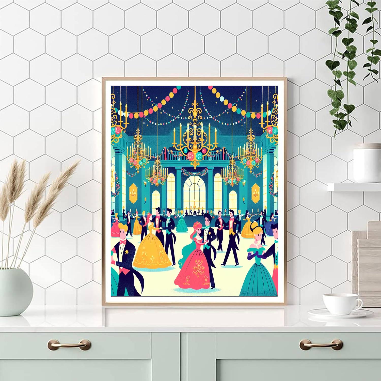 Royal Ball Festivity DIY Paint By Numbers