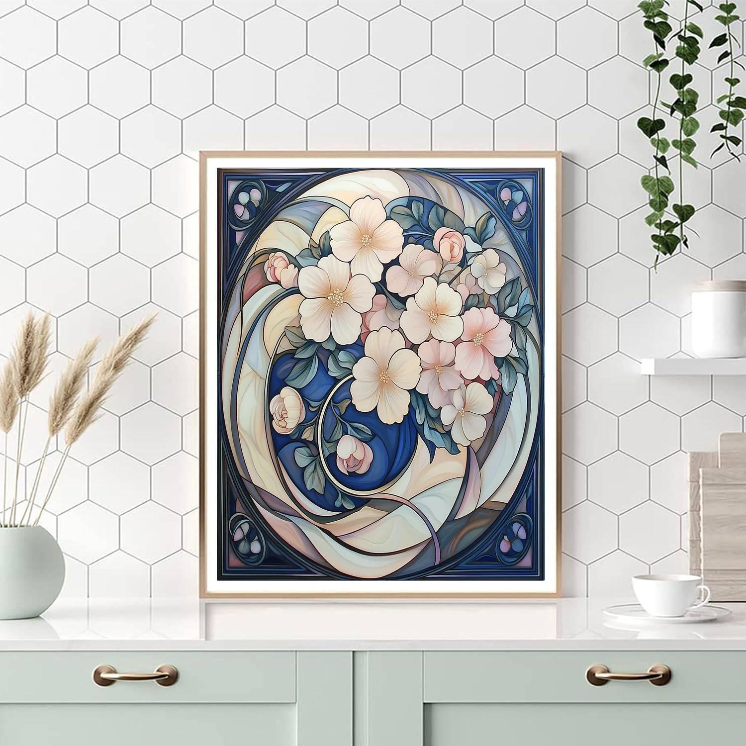 Alphonse Mucha Inspired Ethereal Nature's Melody  Paint By Numbers Kits