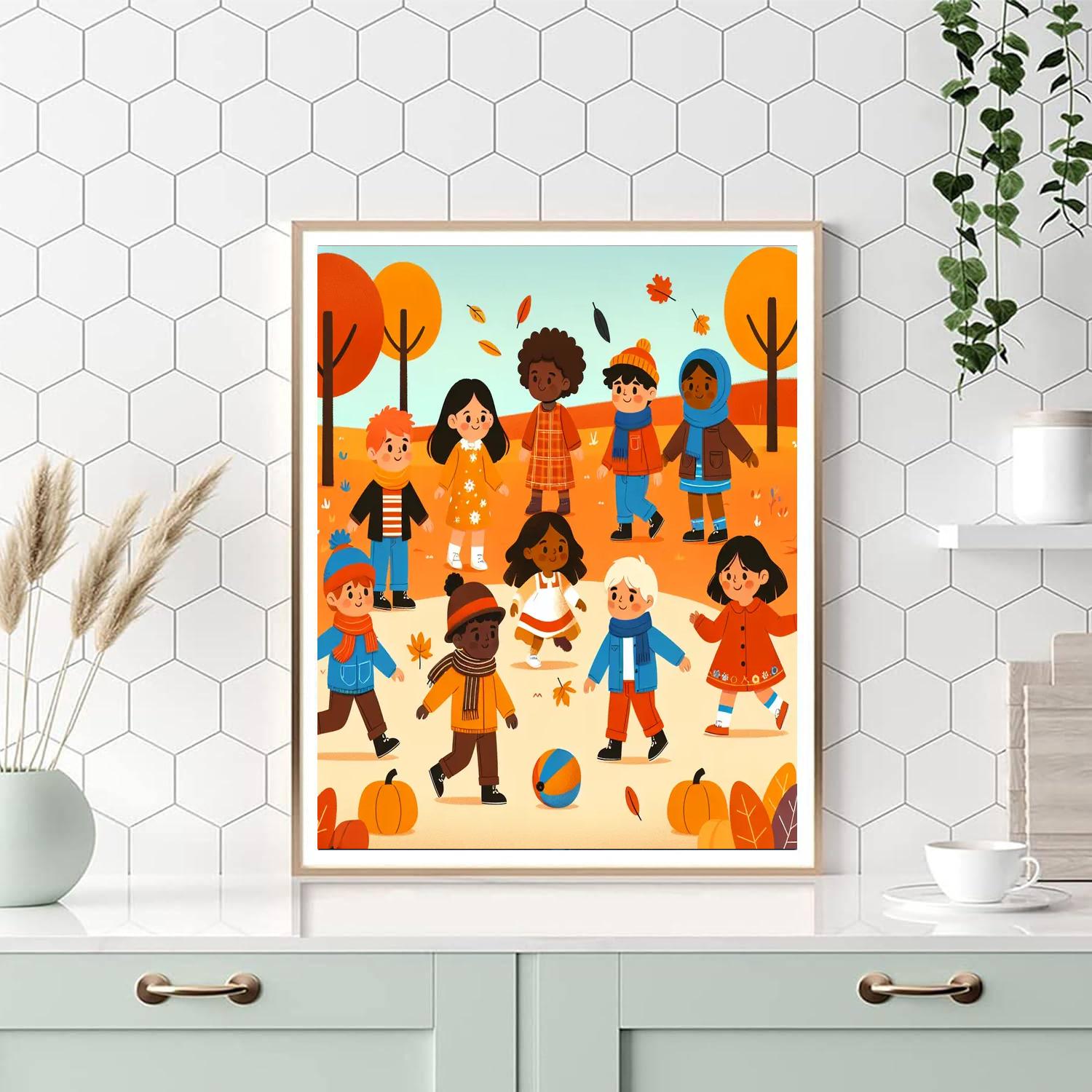 Autumn Adventure Numbered Painting Kits