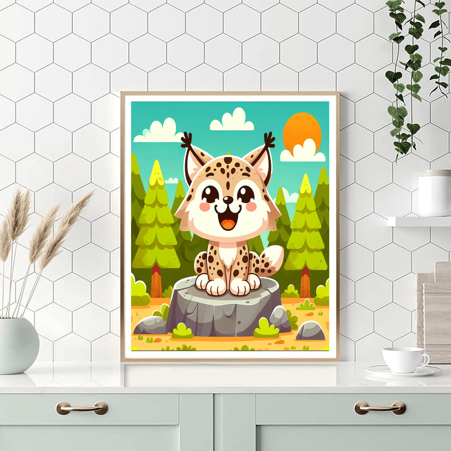 Lively Lynx Paint By Color