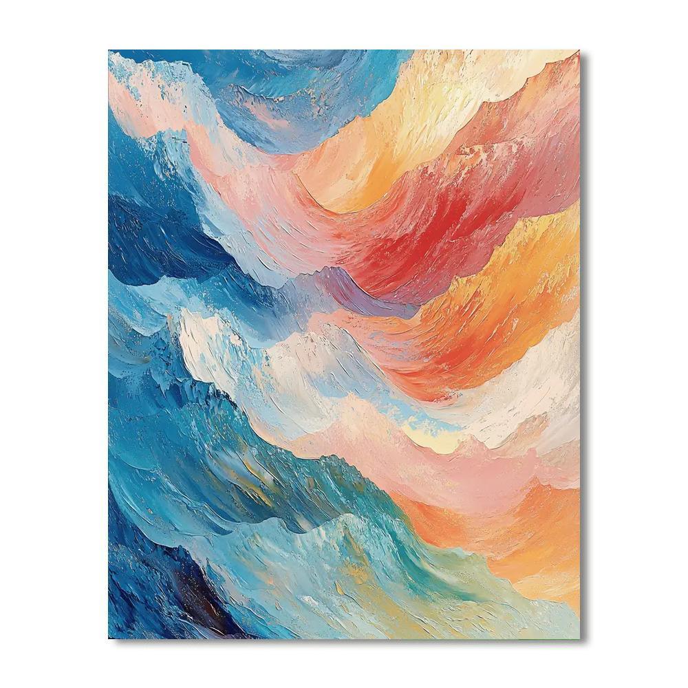 Edgar Degas Inspired Cascading Hues  Paint By Number