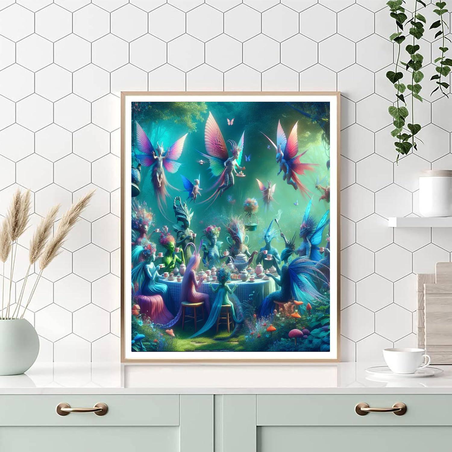 Alice's Wonderland Whimsy DIY Paint By Numbers