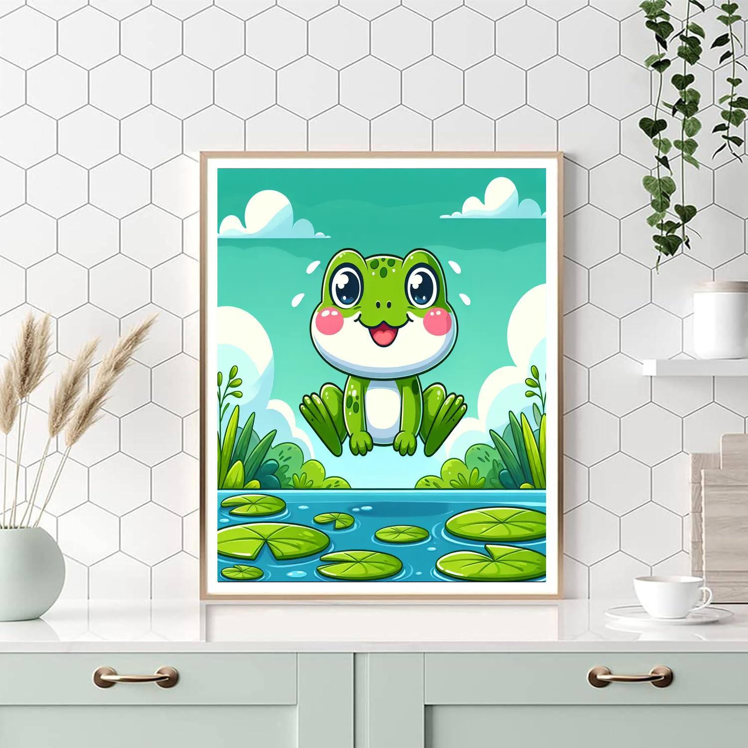Jumping Frog Paint By Color