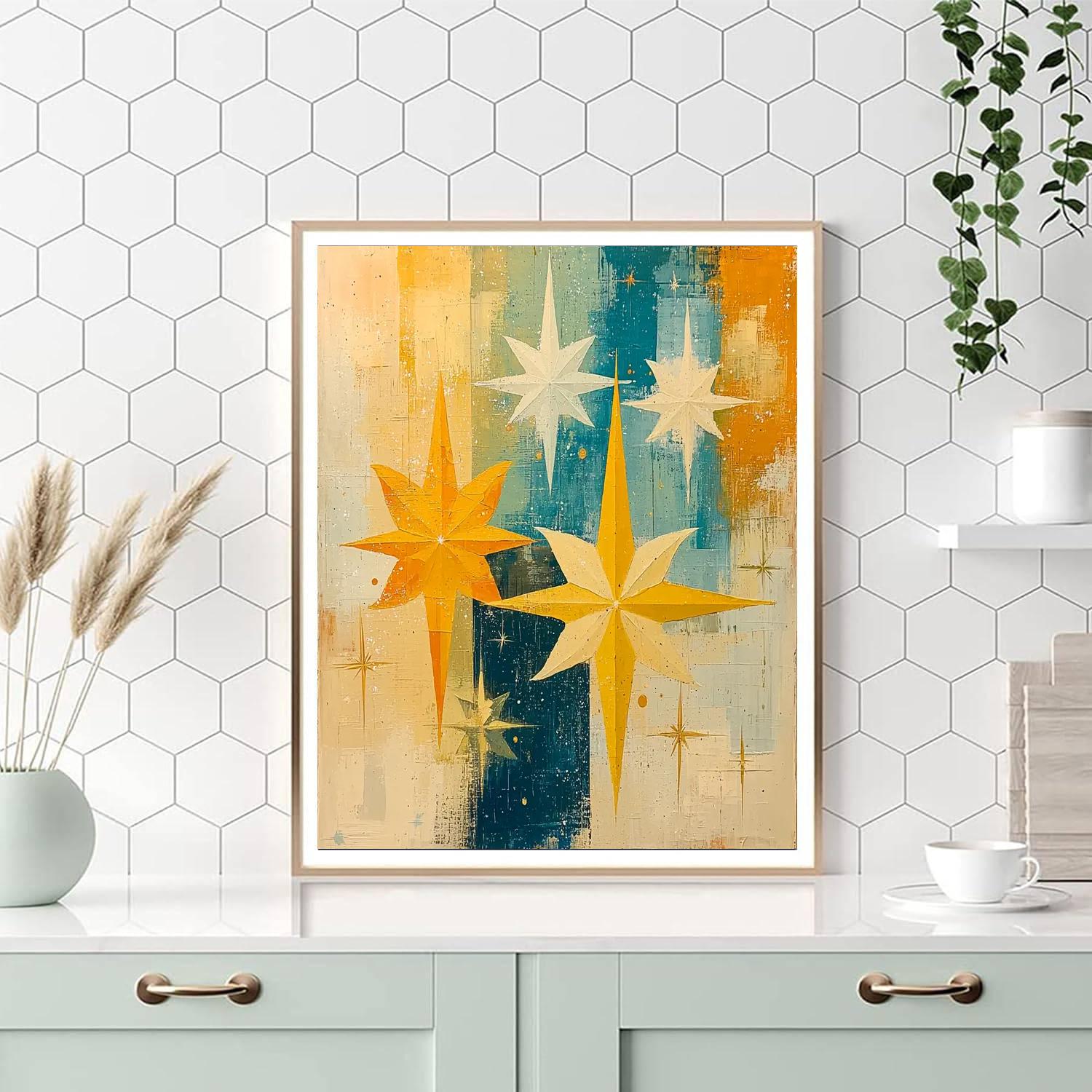 Joan Miró Inspired Joyful Constellations  Paint By Numbers Art