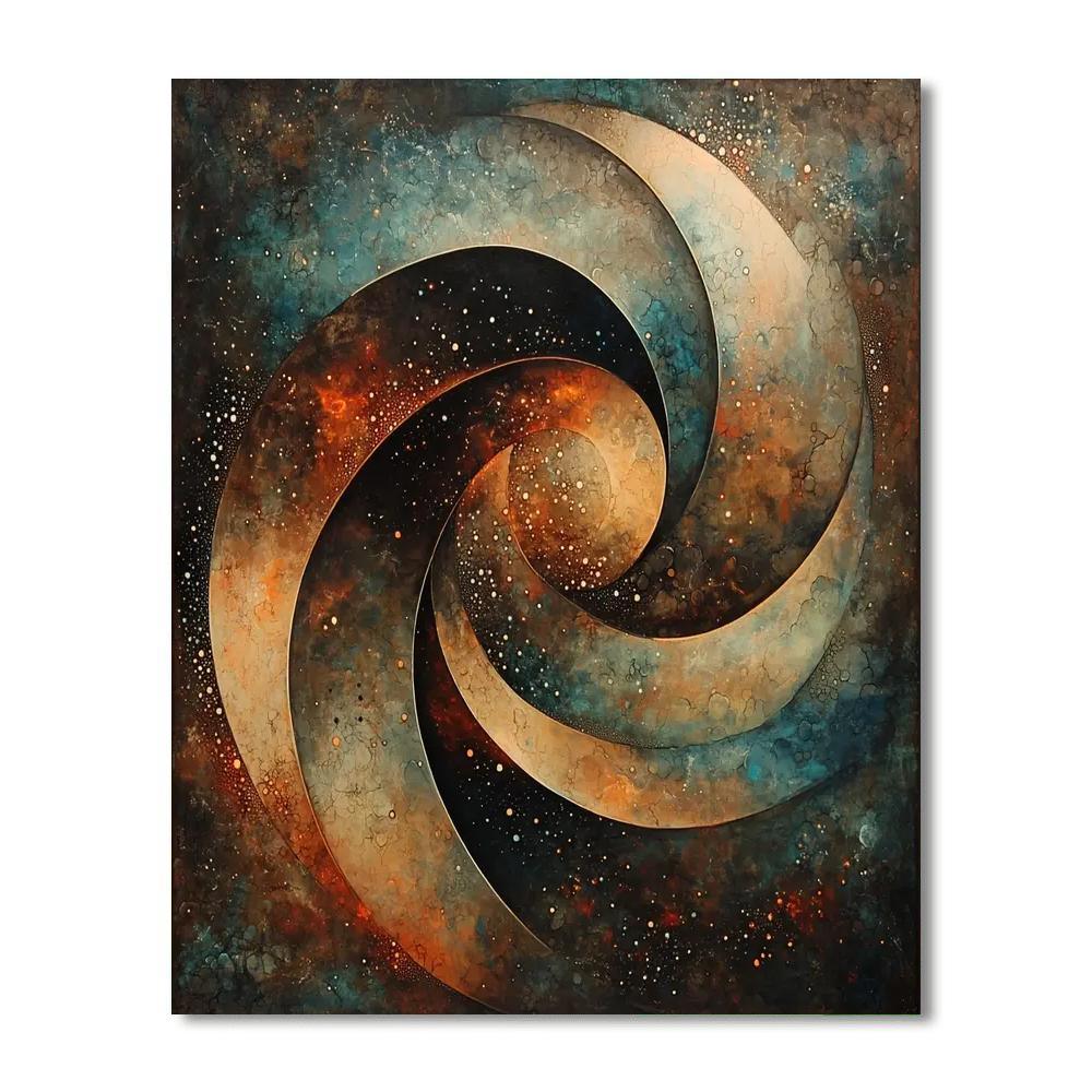 Nandalal Bose Inspired Celestial Rhythm In Nature  Painting Number Kit