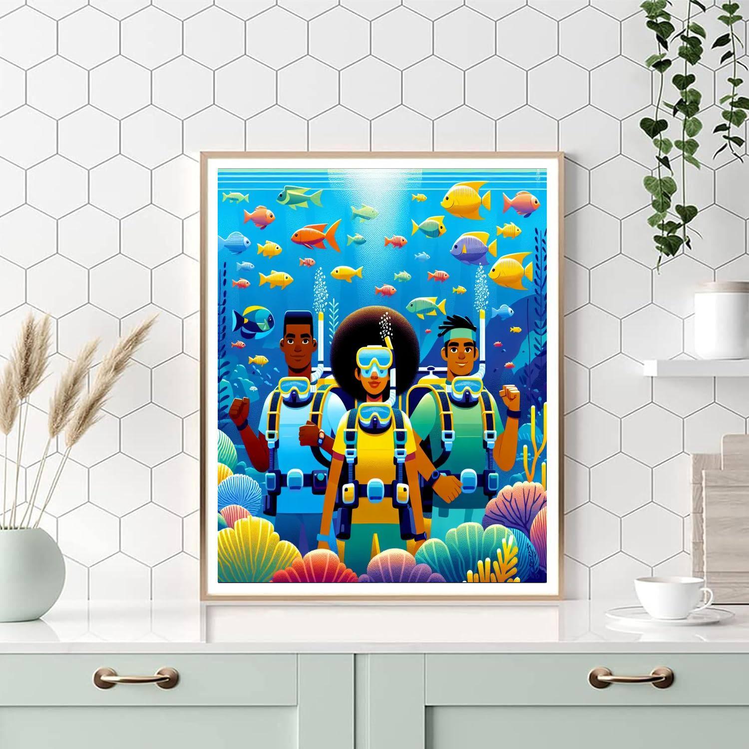 Ocean Explorer's Discovery Paint By Color