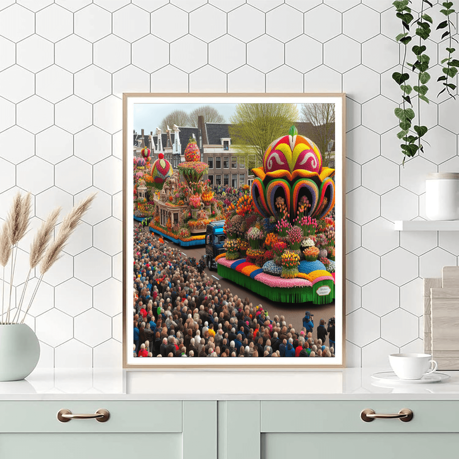 Bloemencorso Bollenstreek - Netherlands Number Painting