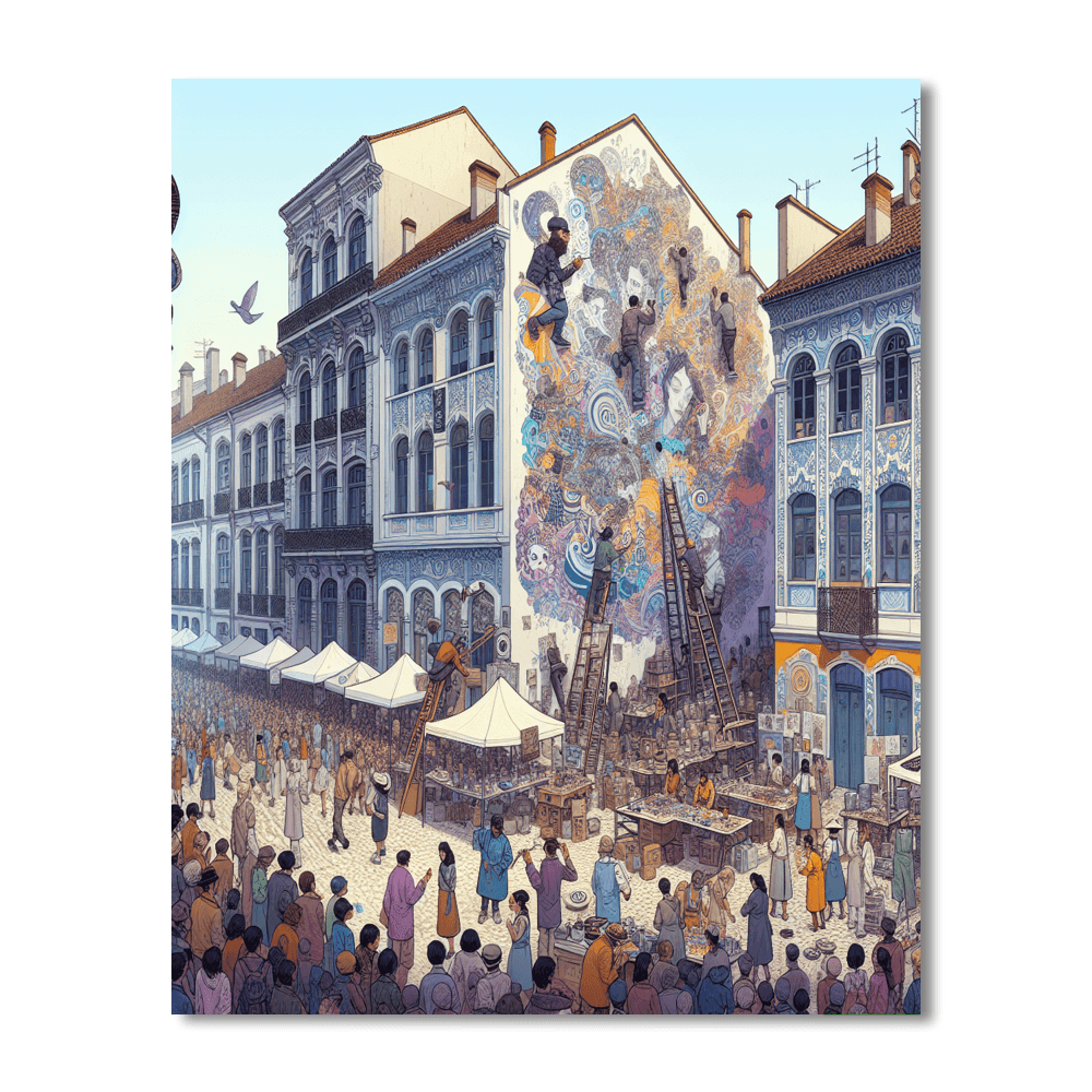 Toulouse Street Art Festival - France DIY Paint By Numbers