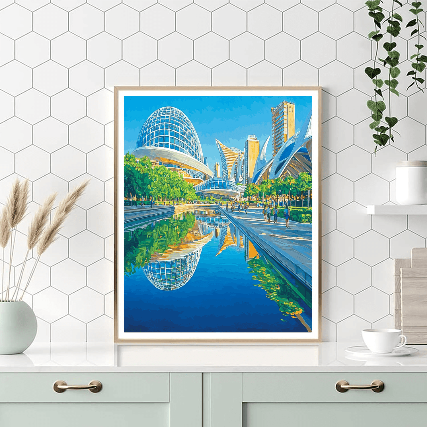 The City Of Arts And Sciences Painting By Numbers Kit