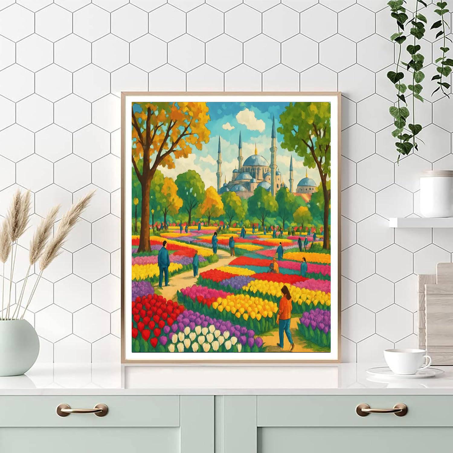 Istanbul International Tulip Festival - Istanbul Paint By Numbers Kits
