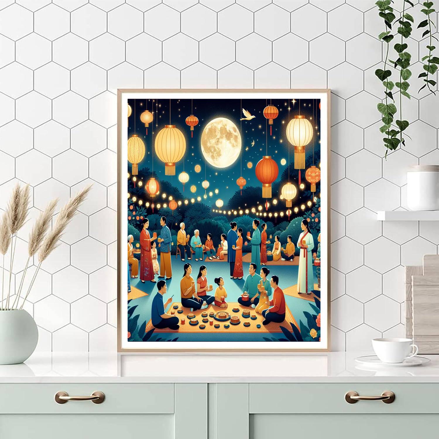 Mid-autumn Festival Paint By Color