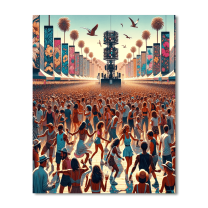 Coachella Valley Music And Arts Festival Paint By Number