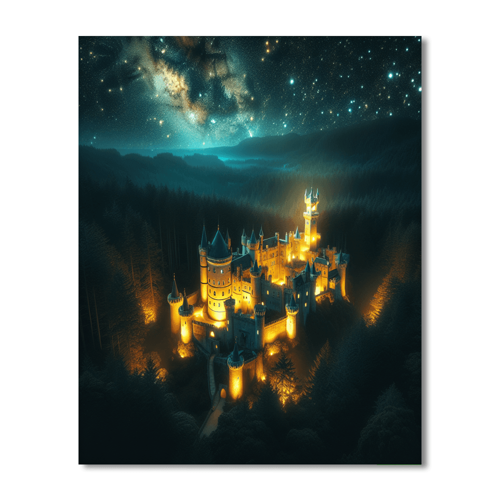 Mystery Of The Enchanted Castle Paint By Numbers Kits
