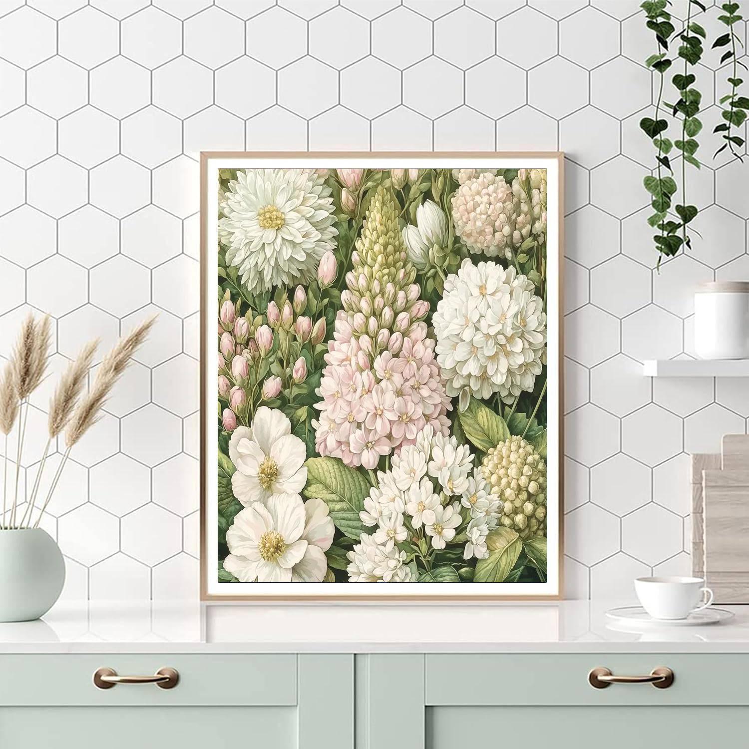 Pierre-Joseph Redouté Inspired Botanical Wonders  Painting By Numbers Kit