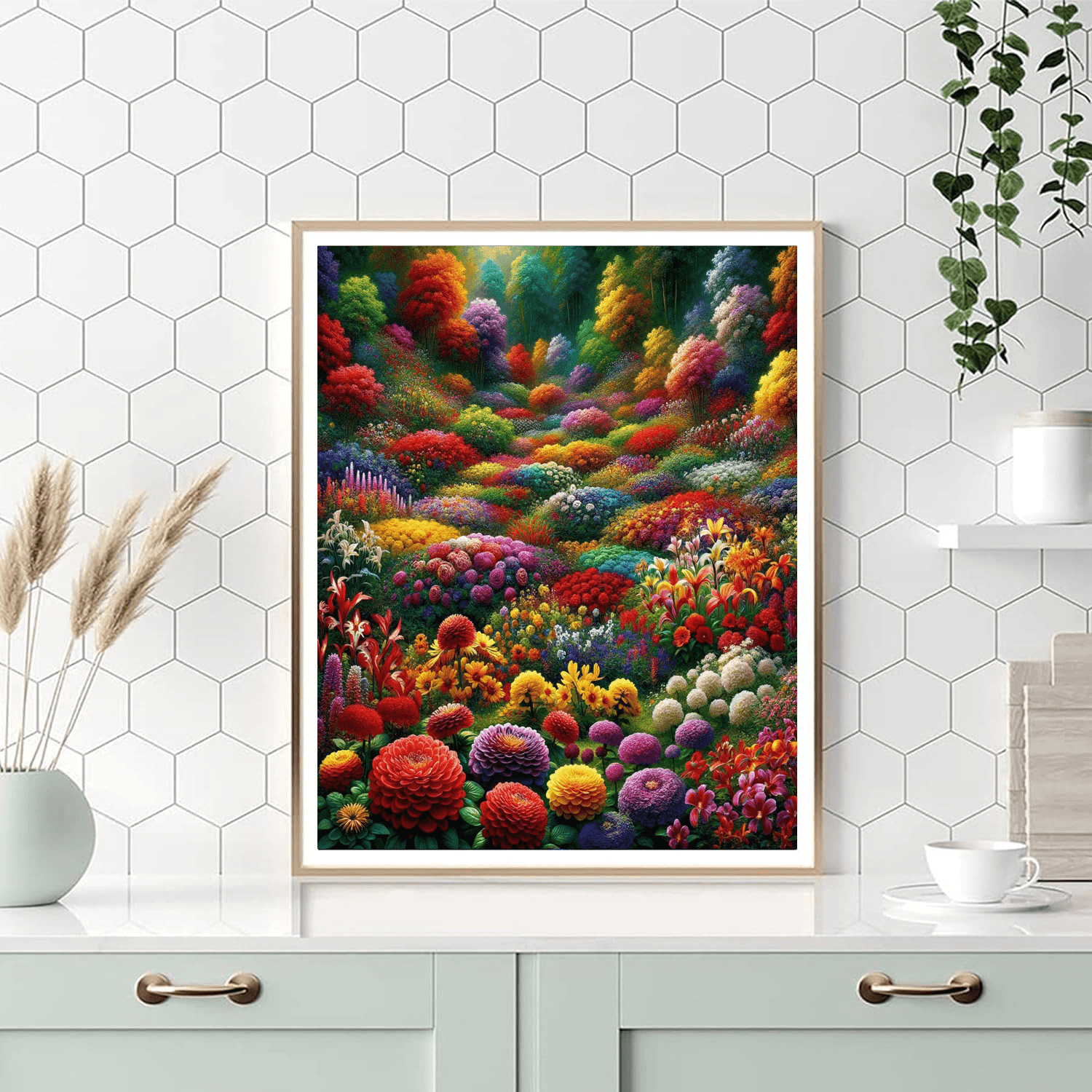 Floral Paradise Paint By Numbers Kits