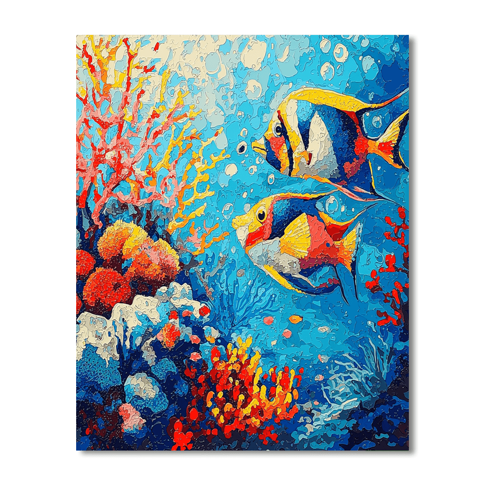 Paul Signac Inspired Songs Of The Sea  Painting By Numbers Kit