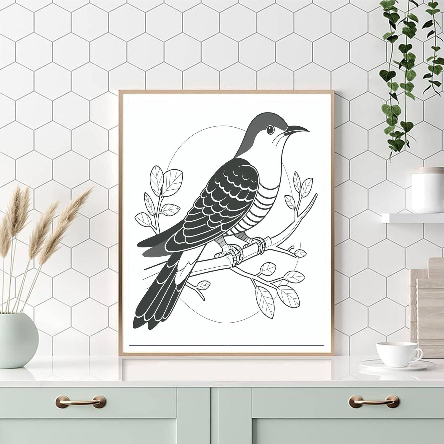 Clever Cuckoo Paint By Numbers Art