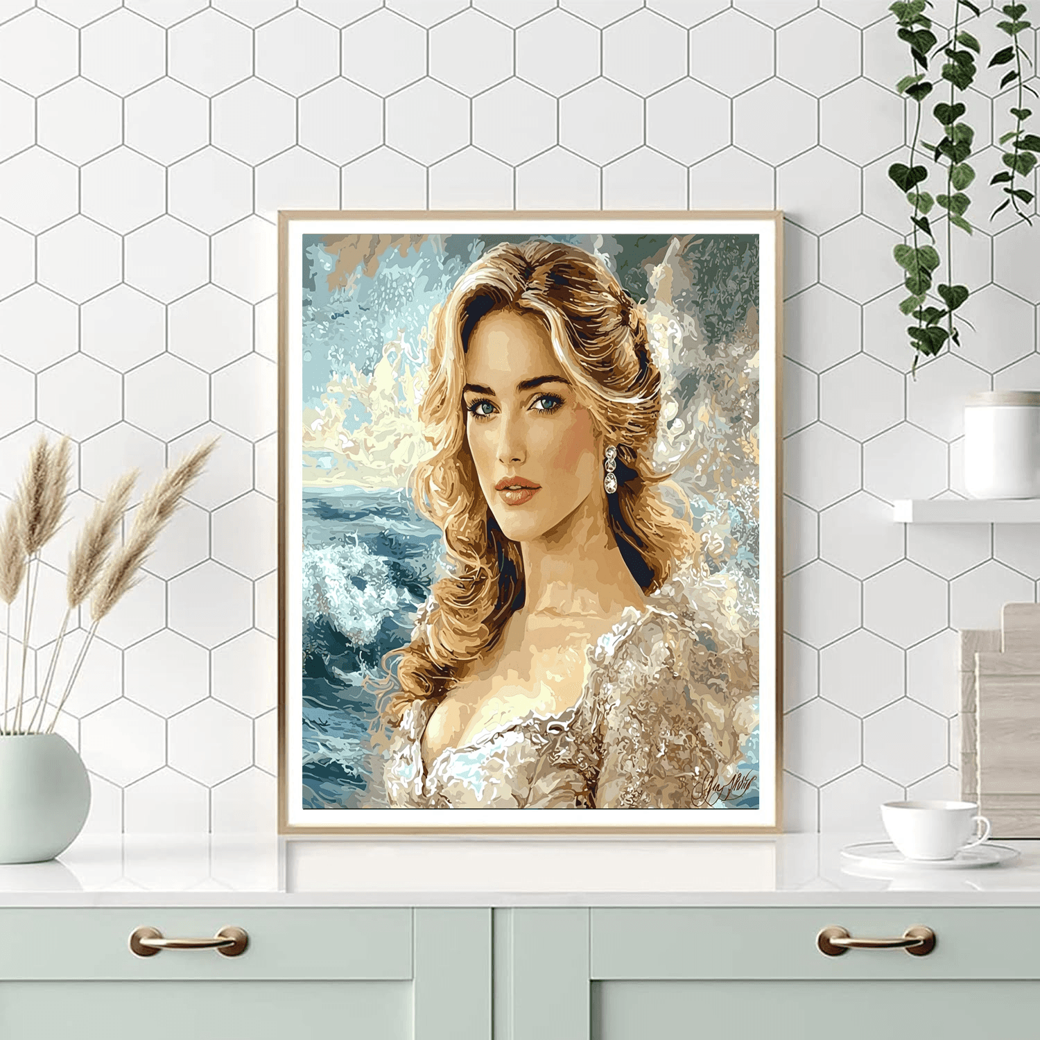 Kate Winslet: From Titanic's Heart To The Stars Painting Number Kit