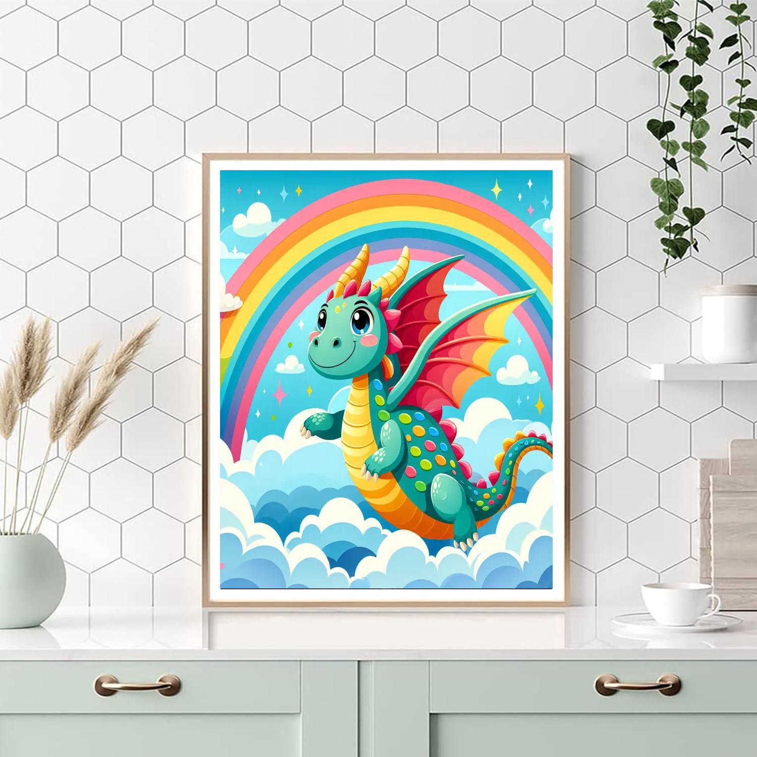 Brave Dragon Painting Number Kit