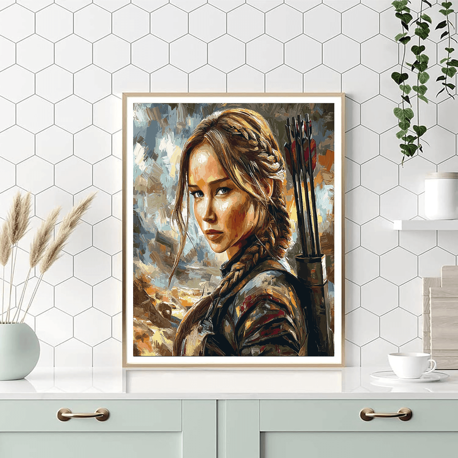 Jennifer Lawrence: Rising Star In The Hunger Games Paint By Number