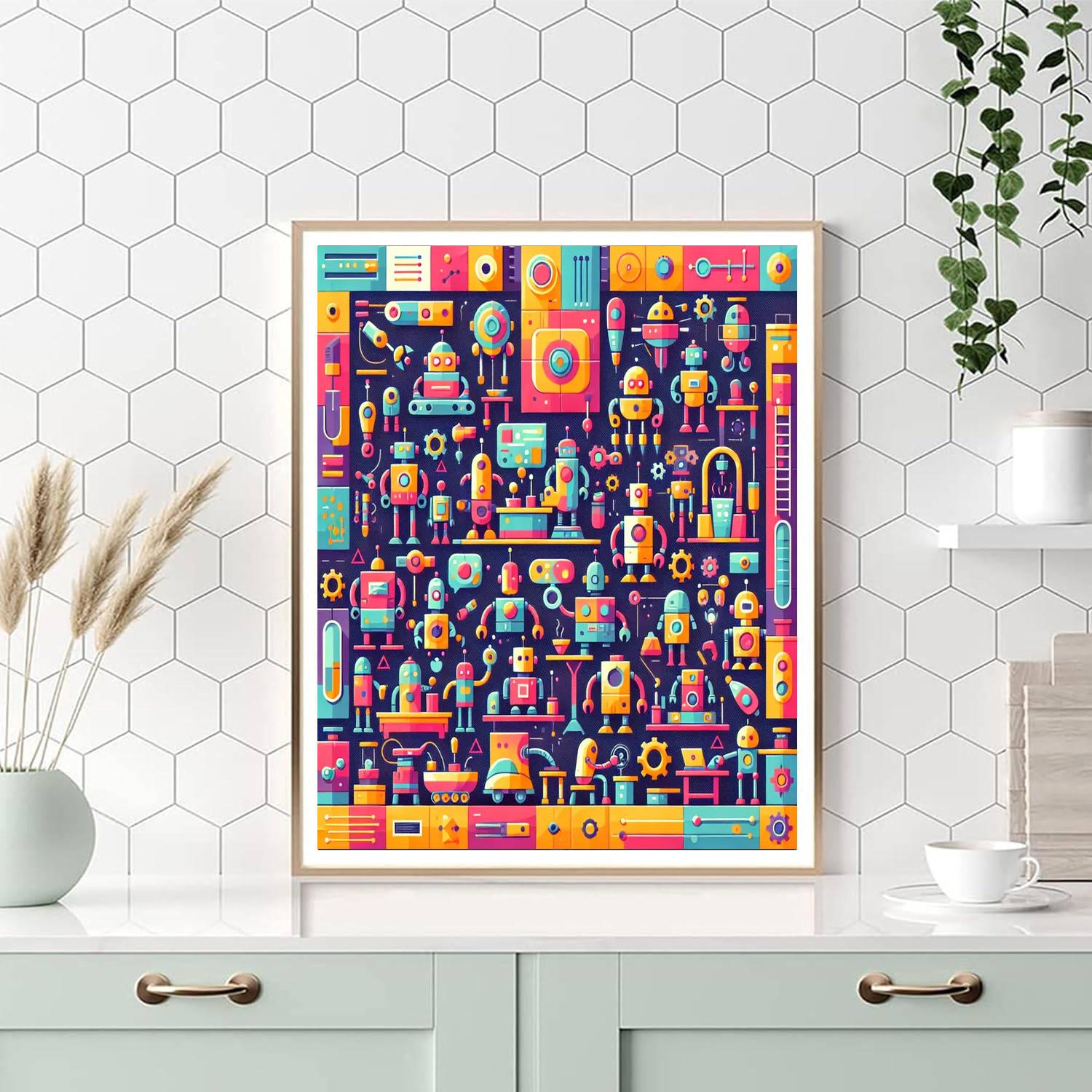 Robot Creators Lab Paint By Number