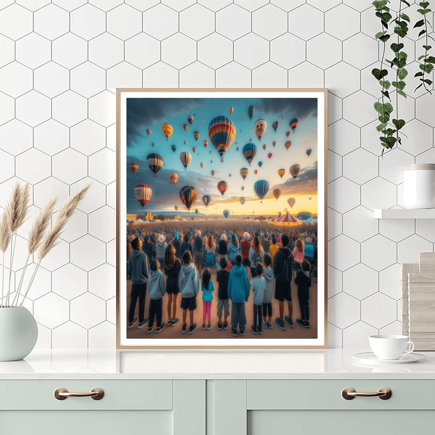 The Albuquerque International Balloon Fiesta - Albuquerque, Usa Painting Number Kit