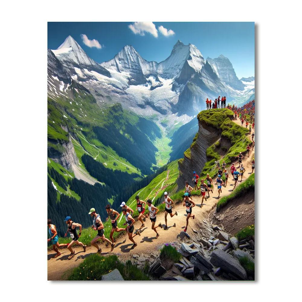 Jungfrau Marathon - Interlaken Paint By Number