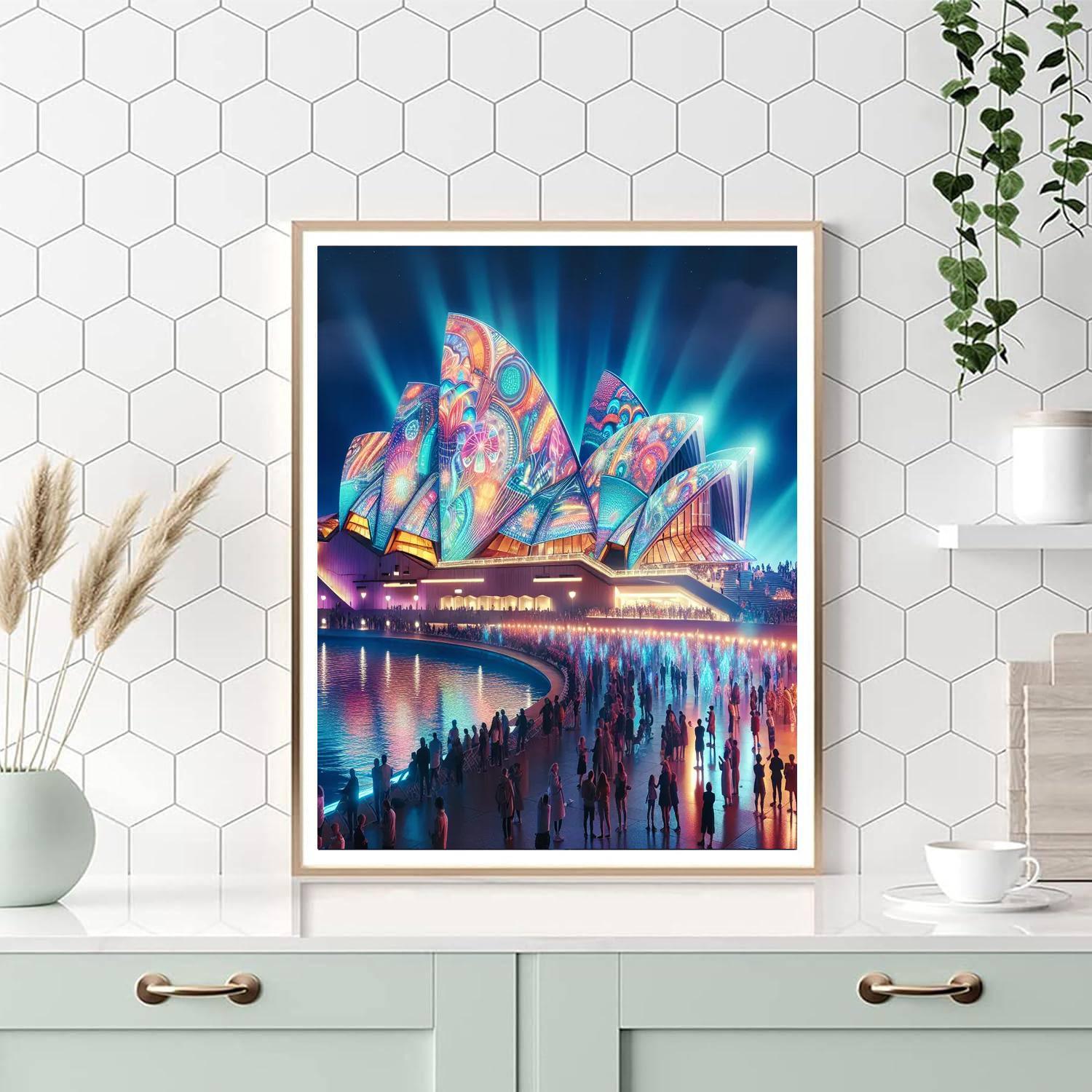 Vivid Sydney Festival DIY Paint By Numbers