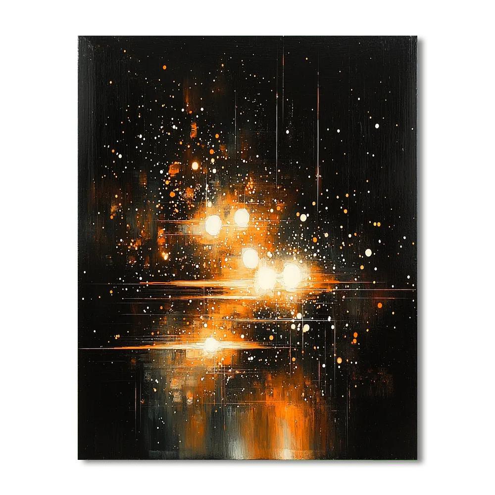 Caravaggio Inspired Ethereal Light Dance  Paint By Color