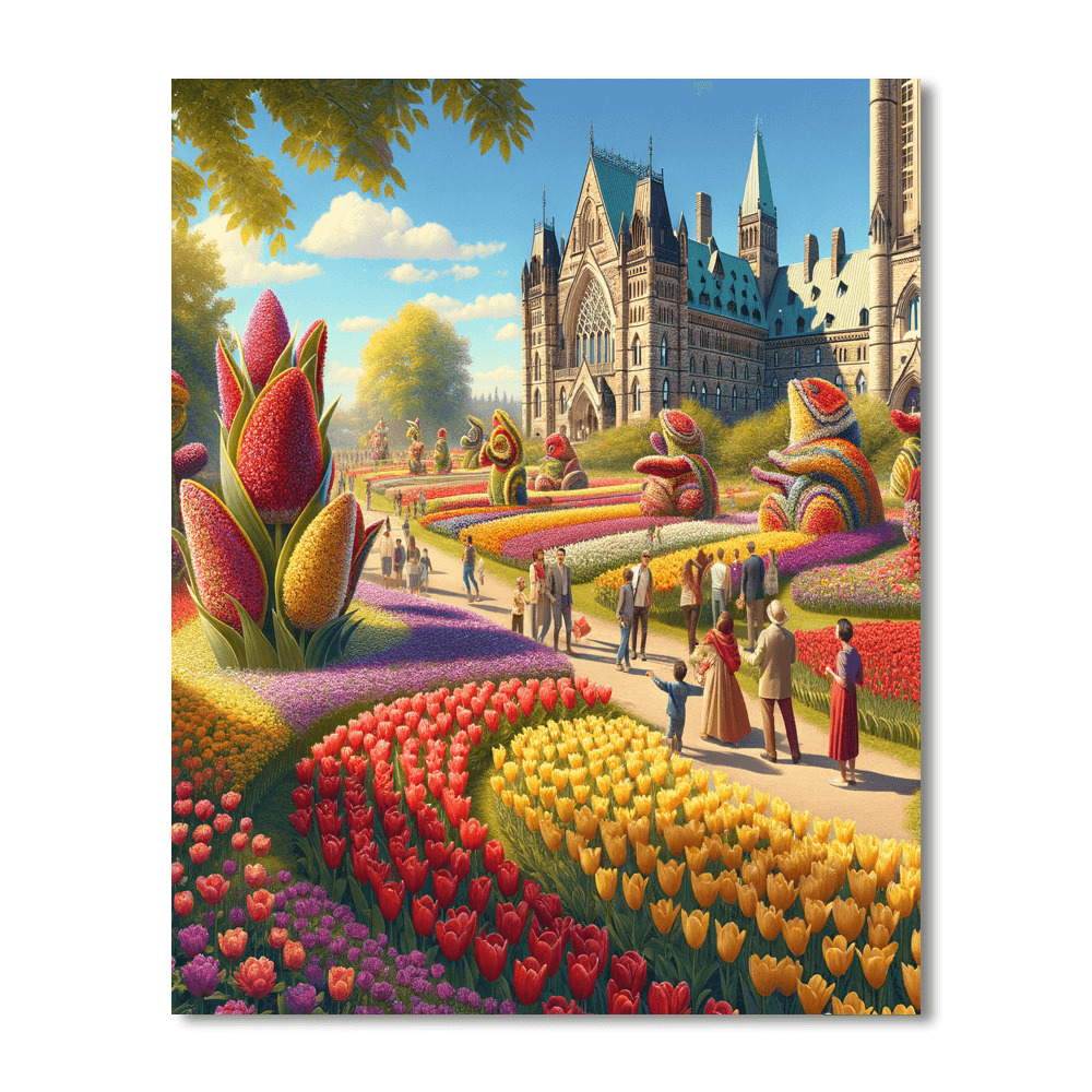Tulip Festival Paint By Number