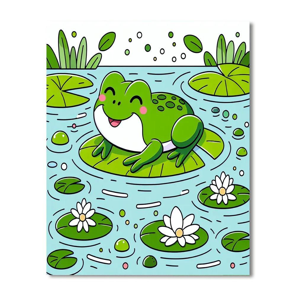 Jolly Frog Paint By Number