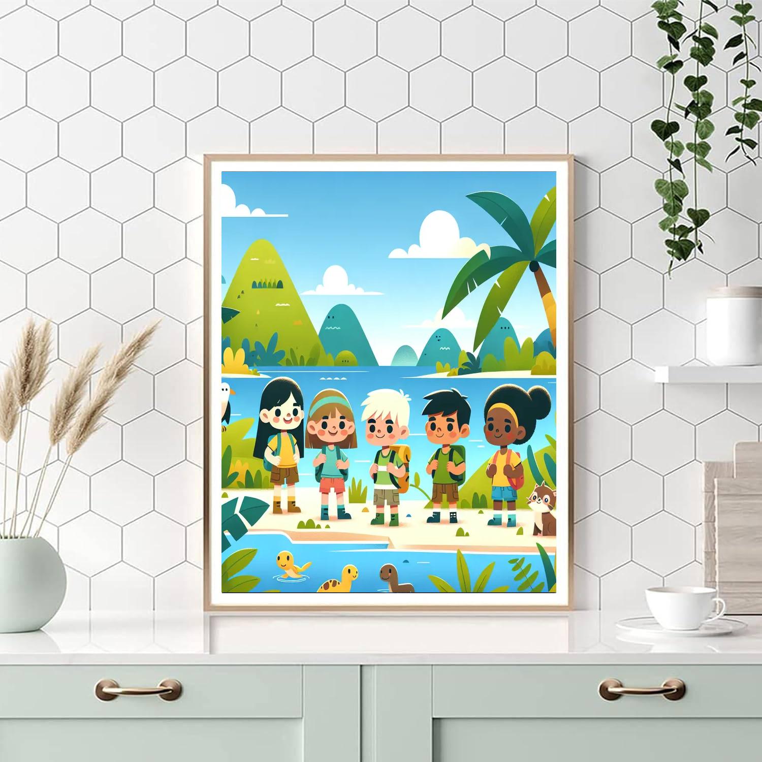 Island Paradise Adventure Paint By Color
