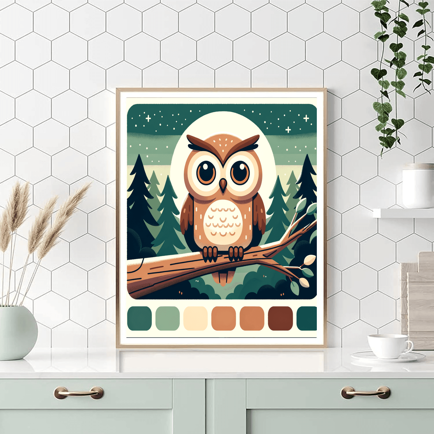 Wise Owl Adventure Painting By Numbers Kit