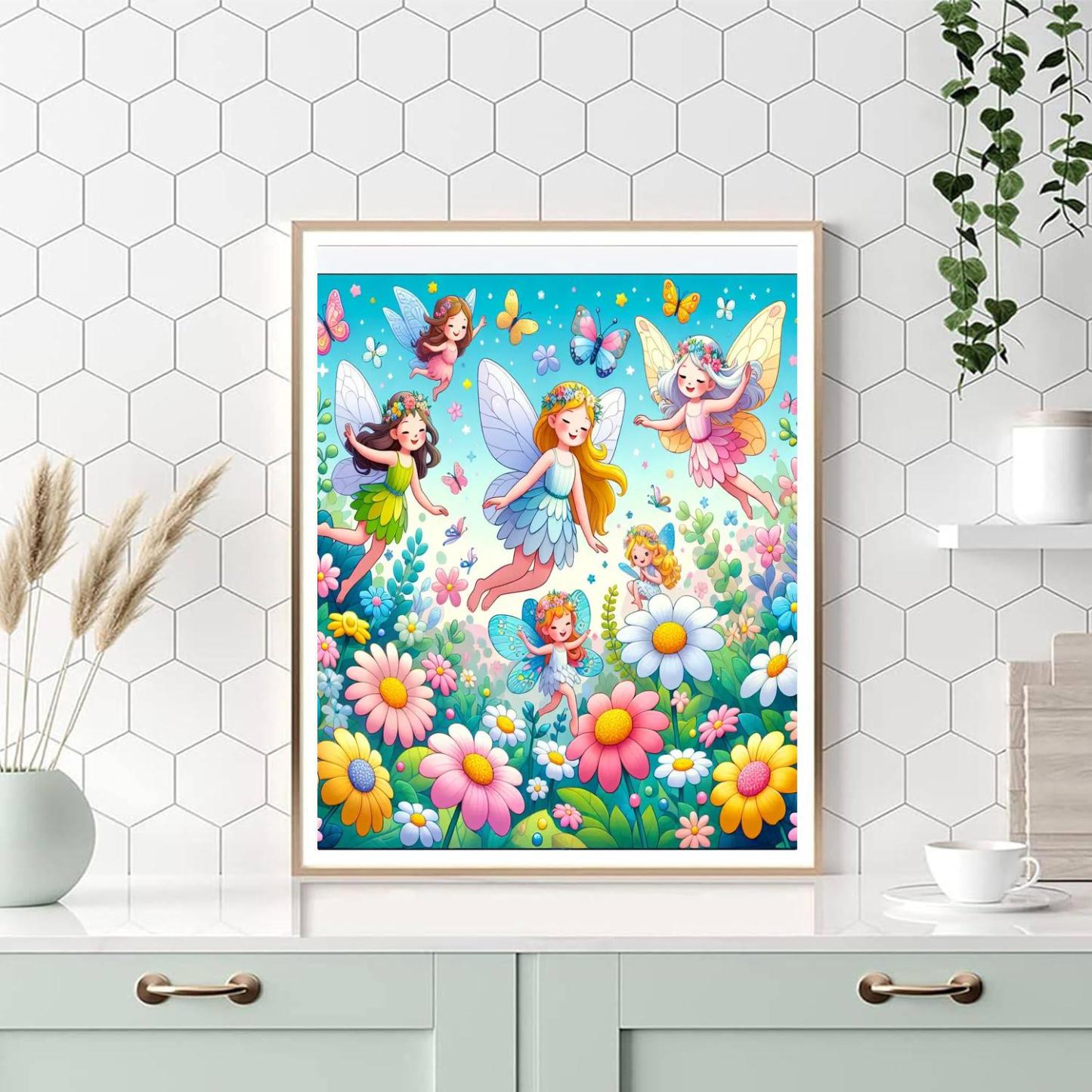 Magic Fairies Number Painting