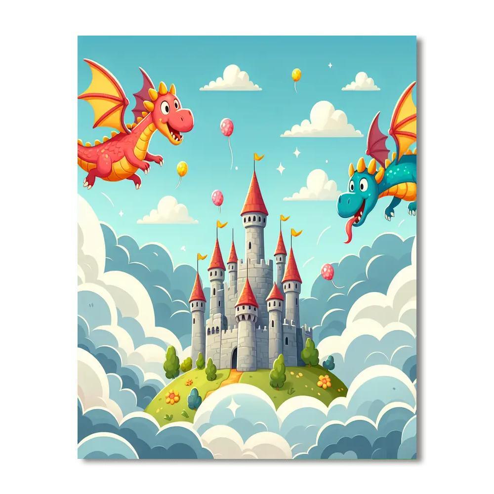 Dragon's Dreamland Numbered Painting Kits