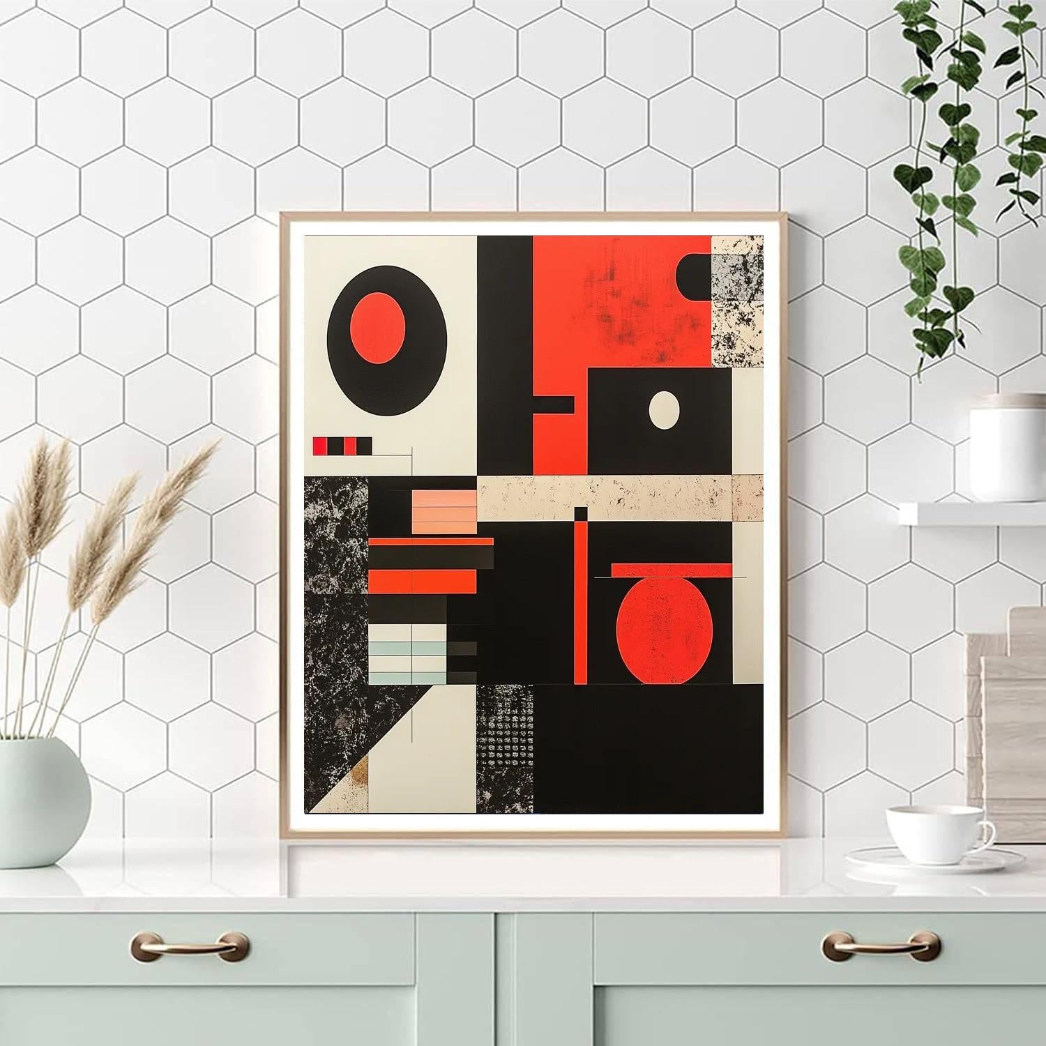 Kazimir Malevich Inspired Fragmented Harmony  DIY Paint By Numbers