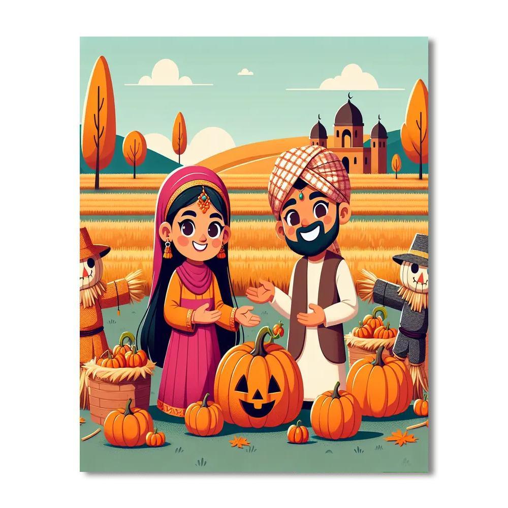 Harvest Festival Frolic Paint By Color