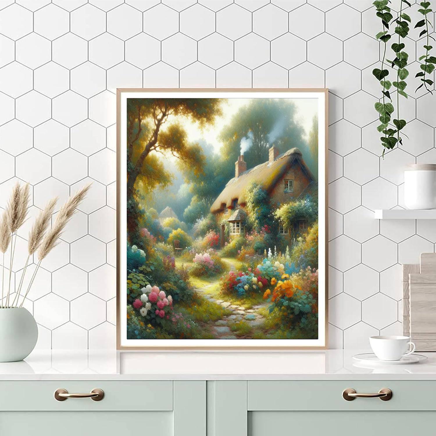 Enchanted Cottage Retreat Numbered Painting Kits