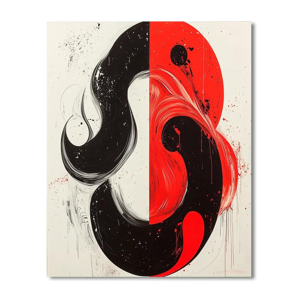 Banksy Inspired The Cycle Of Existence  Numbered Painting Kits