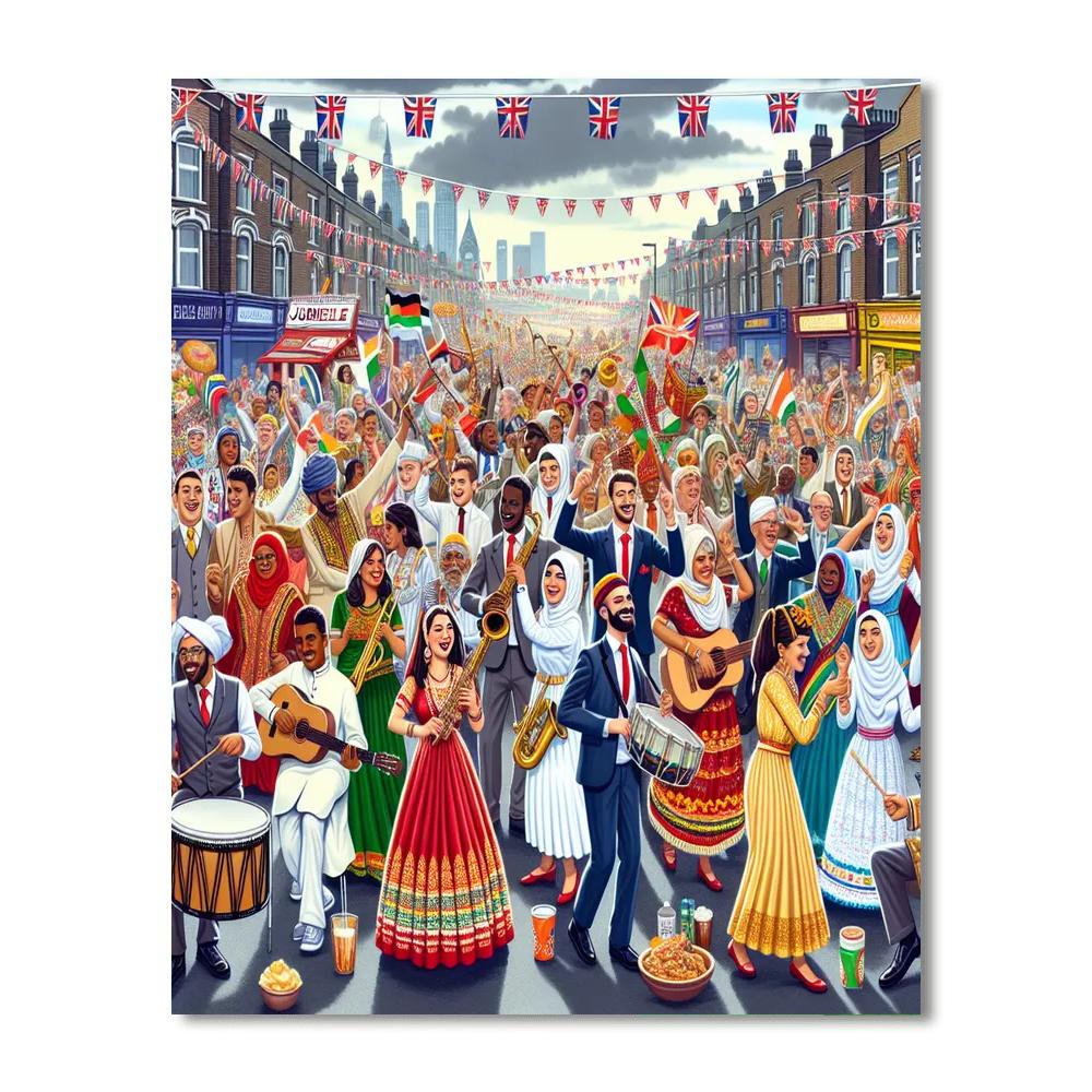 Jubilee Day DIY Paint By Numbers