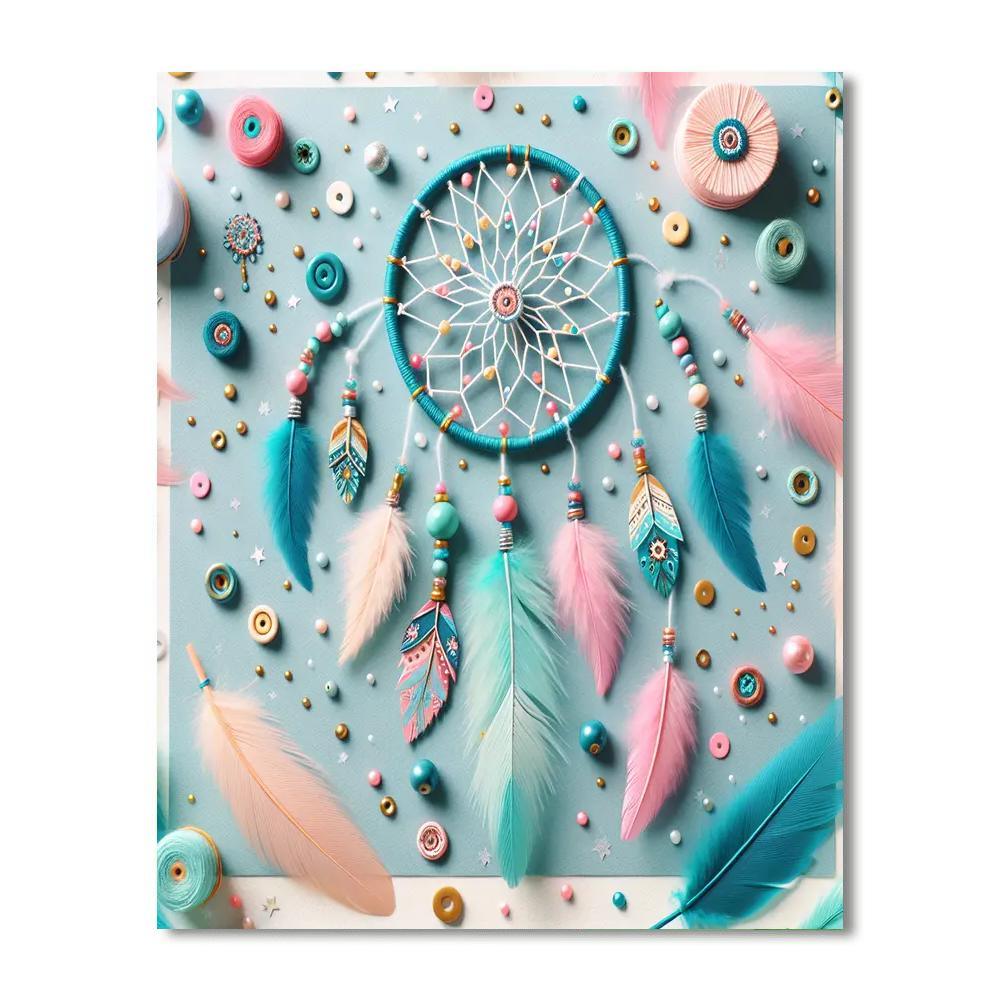 Delightful Dream Catchers Paint By Numbers Kits